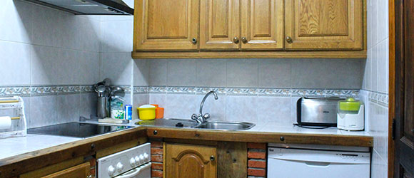 Detalle de la cocina.